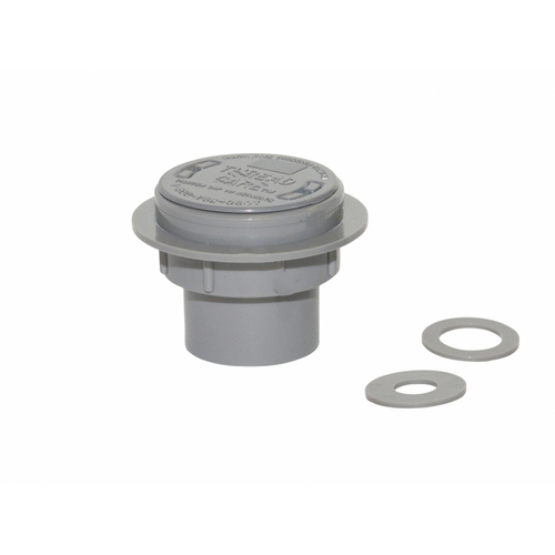 CARETAKER C|O COVER POOLS INC 3-3-115 1-1/2" Light Gray Tc3 Flush Mount Return Fitting