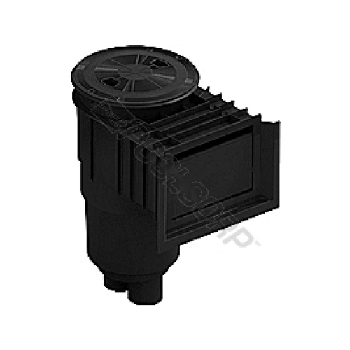 AquaStar Pool Products SKR102 Black Standard Flowstar Skimmer W/ Waterstop Face