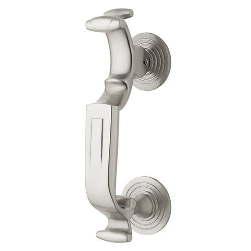 S-Shaped Door Knocker Lifetime Satin Nickel Finish