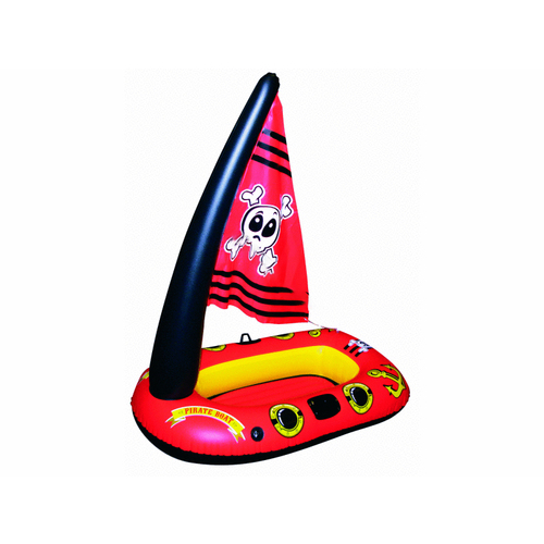 Poolmaster(R) Incorporated 87308 Pirate Boat With Sail Multi-colored