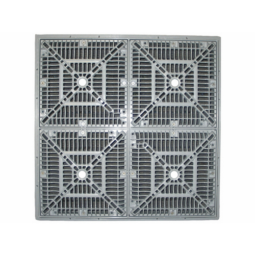 18" X 18" White Vgb Pool Drain Frame/grate