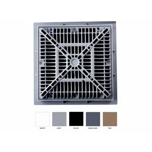 9inx9in Frame/grate, Vgb Pool Drain; Tan