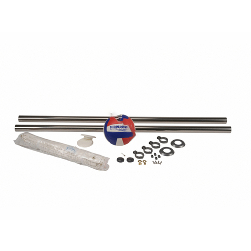 Stainless Deckvolley, Regulation Pool Volleyball Set