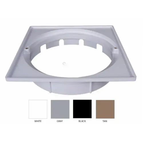 CMP 25538-904-000 Black Square Skimmer Cover & Collar