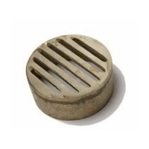 A&B Aluminum and Brass Foundry PC-04" DROP IN W/LIP Bronze Drain Fits In 4" Pvc W/lip