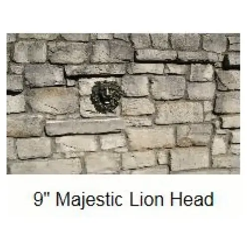 9" Bronze Majestic Lion Wall Sconce