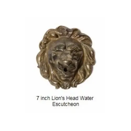 7"x8" Bronze Lion Wall Sconce