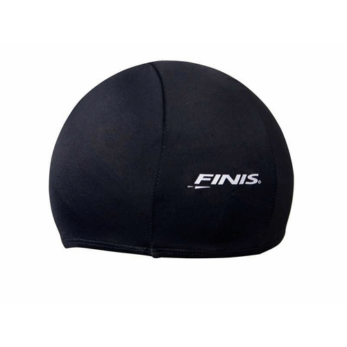 Finis Inc 3.25.012.101 Solid Black Spandex Swim Cap