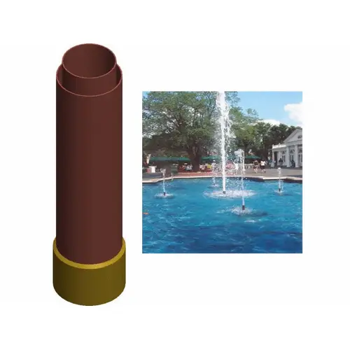 Roman Fountain RPJ-312-075 Adj .312 Orifice Precision Jet .75 Npt Thrd Natural