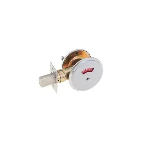 Falcon D271 626 Lock D200 Series Grade 2 Non-Handed Medium Duty Deadlock Chasis Thumbturn Indicator Keyless Satin Chrome Finish