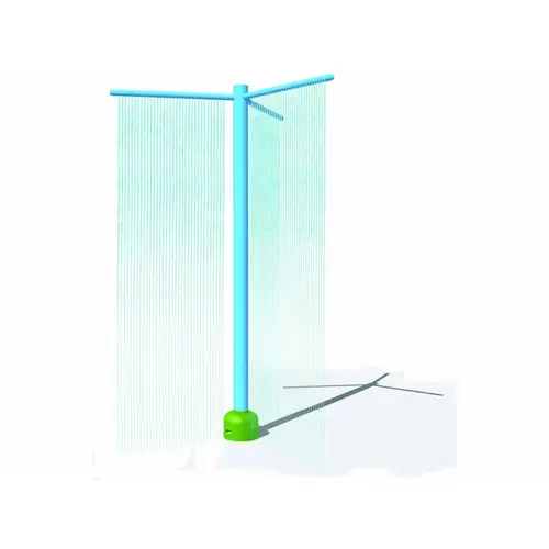 5' X 10' Metroasis Series Aqua Triple Fall 35 Gpm Powder Coated