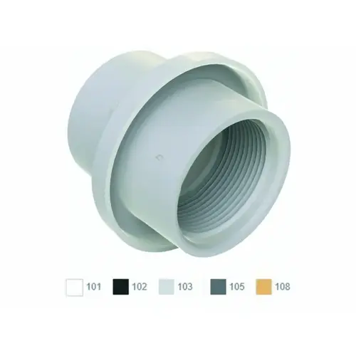 Light Niche/Return Fitting (Fits Over 11/2" Pipe), Clear