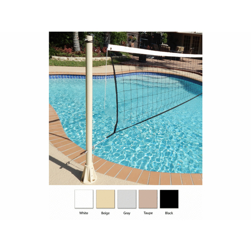 Beige Replacement Surface Mount Volleyball Posts