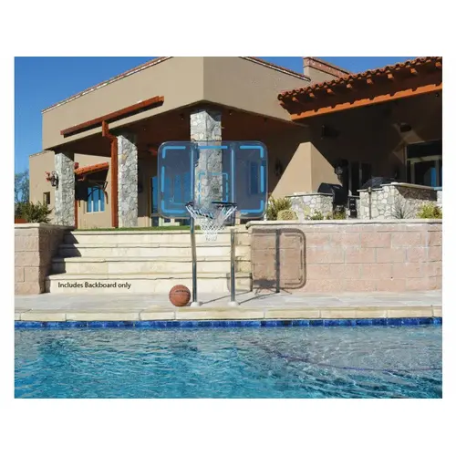 Rectangular Basketball Backboard And Accessories