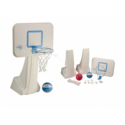 Dunn-Rite Pool Products BV700 STAINLESS 2 In 1 Basketball/volleyball Set