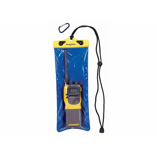 5" X 12" Dry Pak Vhf Radio Case Yellow/Blue