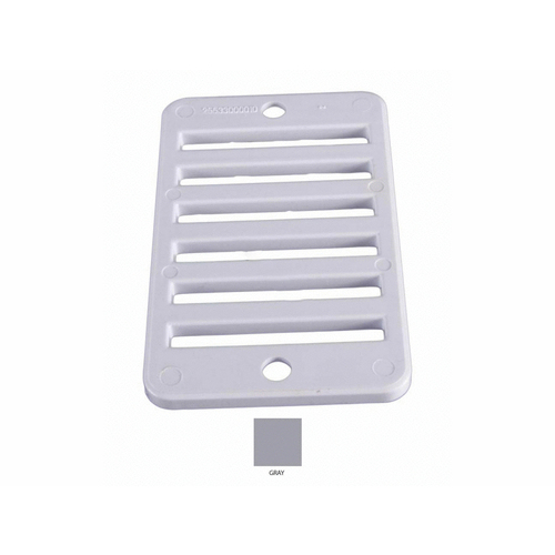 Gry Rectangular Grate W/ Screws