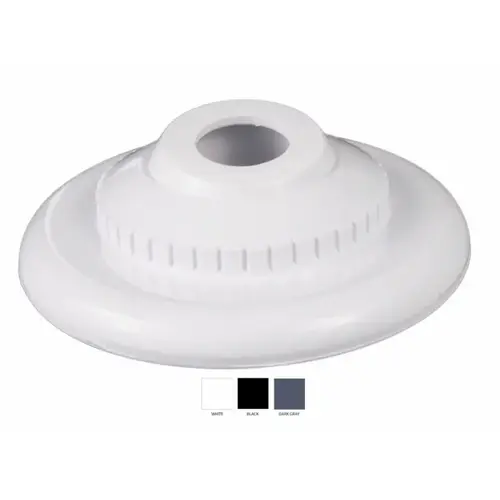 Dir Flow Outlet(3/4In;1.5In Ins;Flg); White