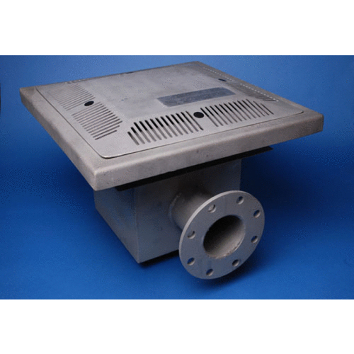 18" X 18" Stainless Steel Vgb Sump With Grate