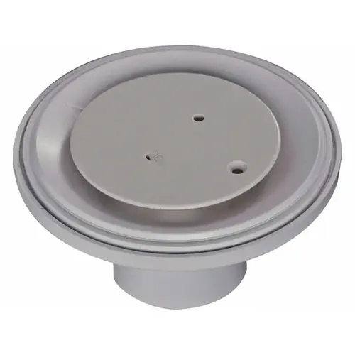 Floor Return with 2" Socket and 1-1/2" Reducer Fitting, Gray