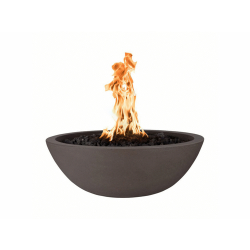 33" Chocolate Ng Match Lit Sedona Fire Bowl