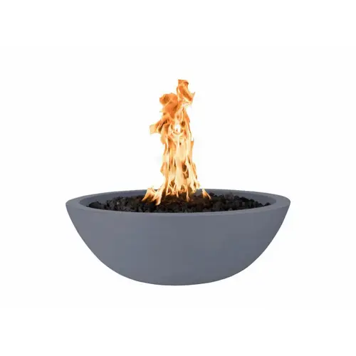 33" Match Lit Ng Gry Concrete Fire Bowl