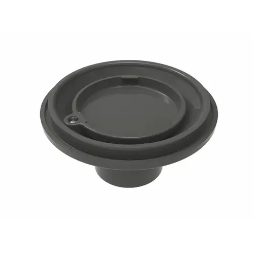 Color Match Pebble Top Floor Return, Fits 1 1/2" and 2" Pipe, Built-in Water Stop, Round, Dark Gray