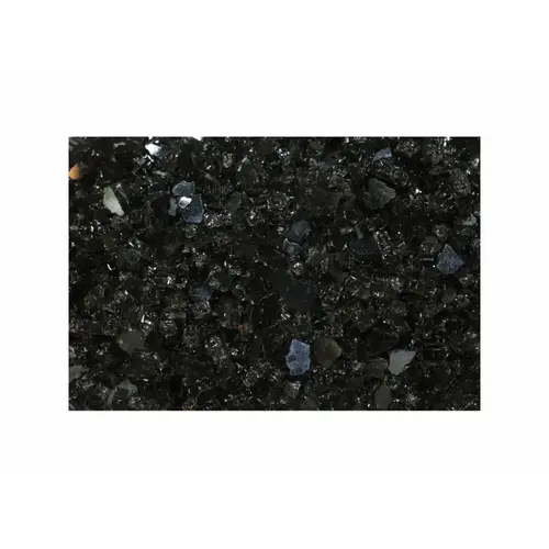 AQUASCAPE DESIGNS 78262 .25" Reflective Black Fire Glass