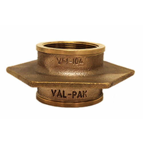 Val-Pak Products V51-104 2"fpt Bronze No-leak Straight Fountain Flange Ftg