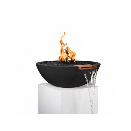 33" Black Iid Sedona Fire & Water Bowl