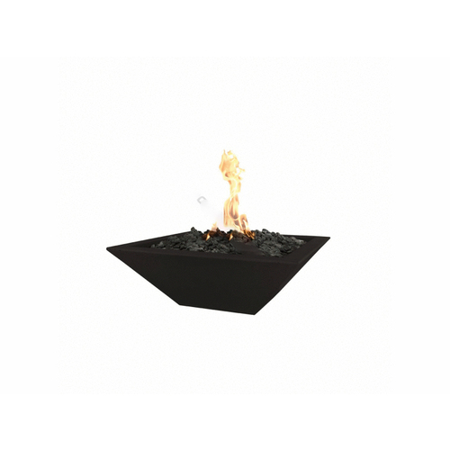 THE OUTDOOR PLUS COMPANY INC OPT-36SFOE12V-BLK 36" Black Gfrc Concrete Maya Fire Bowl