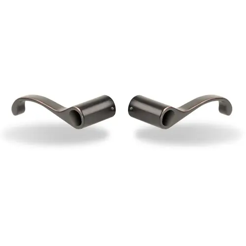 McClure Entry Lever Pair Oil Rubbed Bronze Permanent Finish