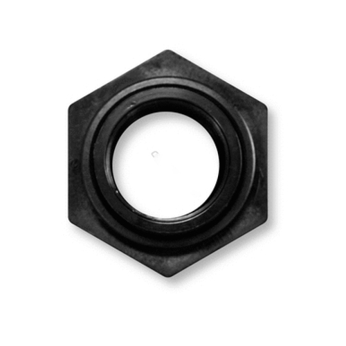 2" Blk Poly Bulkhead Fitting