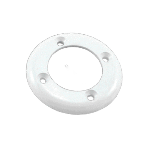 White Vinyl Inlet Fitting Face Plate