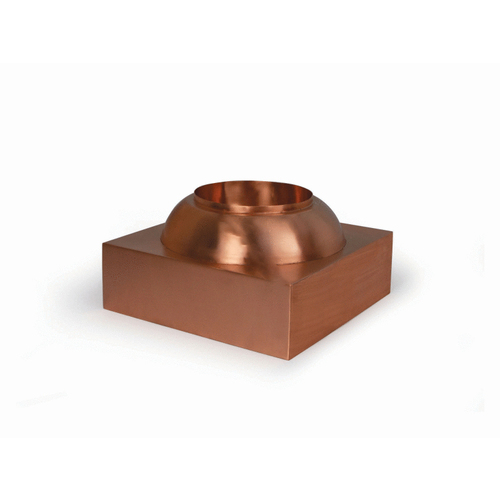 16"x16"x8" Copper Fountain Bowl Pedestal