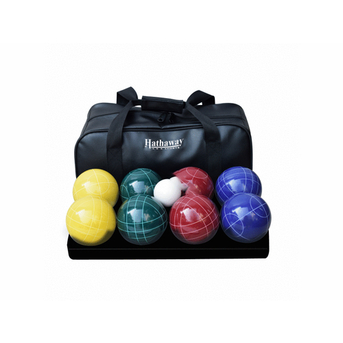 BLUE WAVE PRODUCTS BG3139 107mm Red/green Deluxe Bocce Ball Set W/ Carry Bag