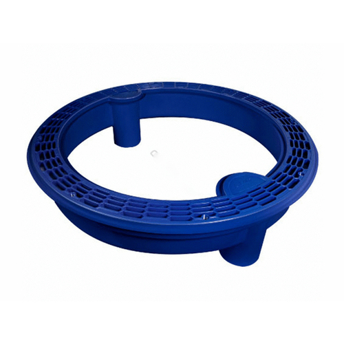 20" Round Dk Blu Unblockable Ring Drain W/ Sump