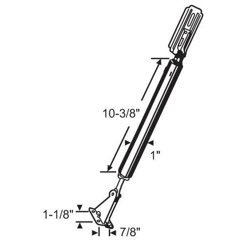 PNEUMATIC DOOR CLOSER ALUM SDH 6