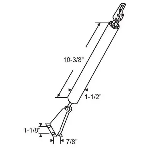 HD Pneumatic Closer Aluminum