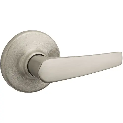 Delta Single Dummy Lock with New Chassis Satin Nickel Finish