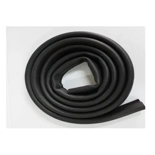 50' Multi-Purpose Bulb Weatherstrip For Car/Pickup/Marine/RV Black