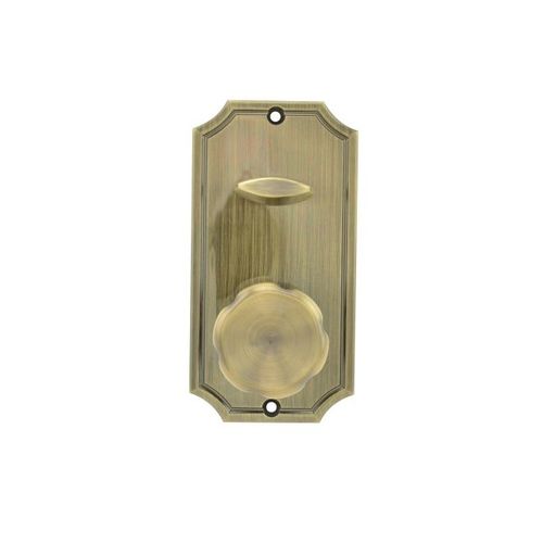Weslock 01405--EA0020 Eleganti Interconnected Handleset Dummy Interior Trim Antique Brass Finish