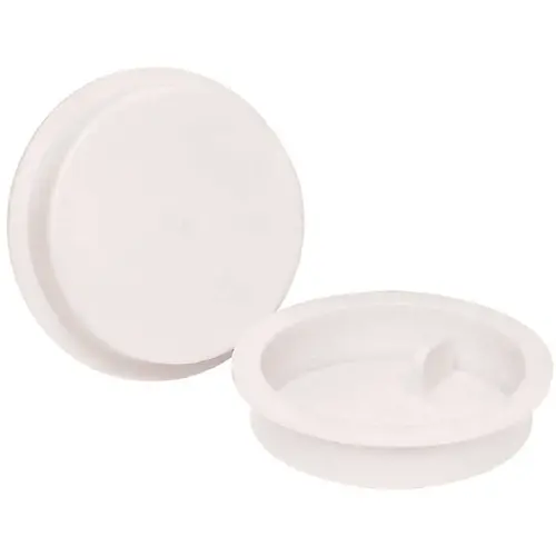 Knock-Out 39100 Test Cap with Barcode, 1-1/2 in Connection, ABS, White