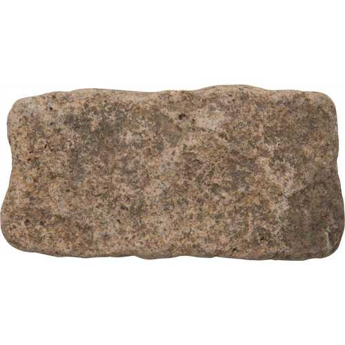 4 in. x 8 in. Giallo Fantasia Tumbled Granite Cobbles (450- sq. ft./Pallet) - pack of 450