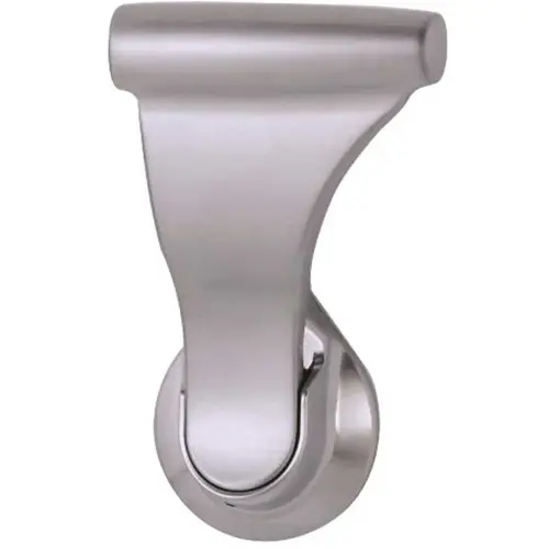 Fire Rated 1-3/8 in. Satin Chrome Push/Pull Passage Hall/Closet Latch with 2-3/8 in. Door Lever Backset