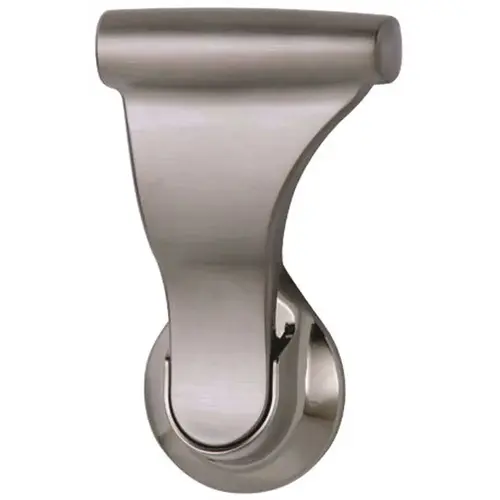 Fire Rated 2 in. Satin Nickel Push/Pull Passage Hall/Closet Latch with 2-3/4 in. Door Lever Backset