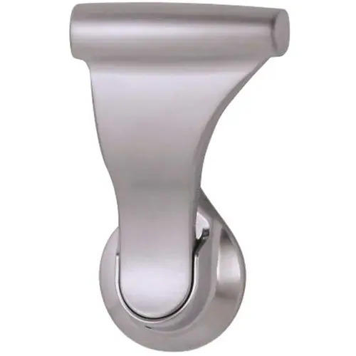 SOSS 1-3/8 in. Satin Chrome Push/Pull Passage Hall/Closet Latch with 2-3/8 in. Door Lever Backset