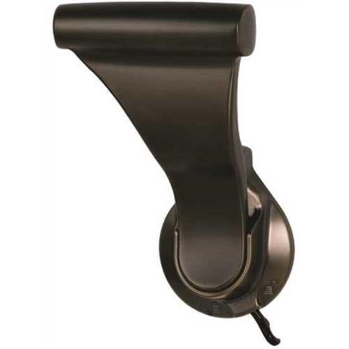 SOSS 1-3/4 in. Oil Rubbed Bronze Push/Pull Privacy Bed/Bath Latch with 2-3/8 in. Door Lever Backset