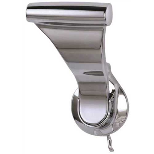 SOSS UltraLatch L28P-26 SOSS 1-3/4 in. Bright Chrome Push/Pull Privacy Bed/Bath Latch with 2-3/8 in. Door Lever Backset