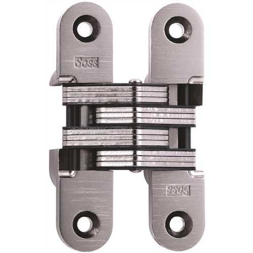 Universal Industrial Products 216US15 SOSS 1 in. x 4-5/8 in. Satin Nickel Invisible Hinge